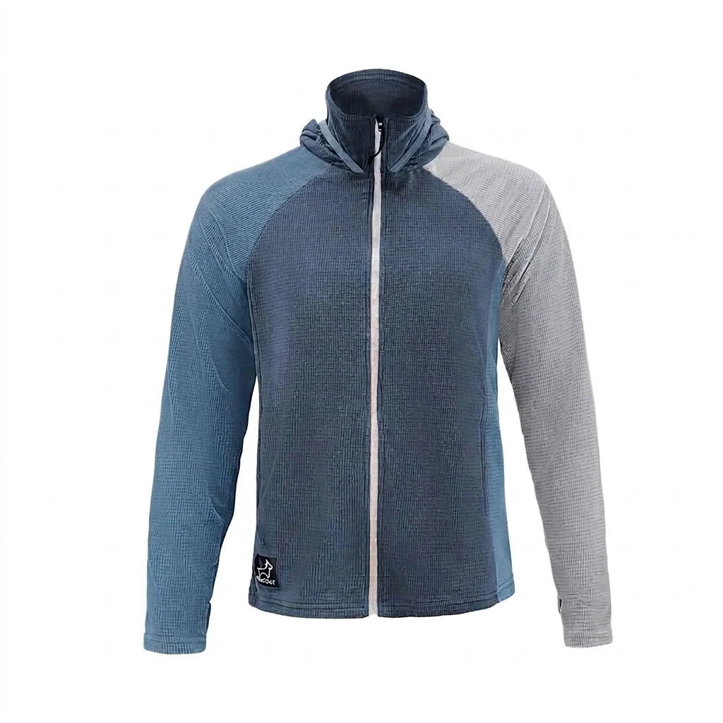 SkyGOAT（スカイゴート）CAMP Hooded Jacket メンズ｜GOATgrid マイクログリッドフリース フルジップジャケット