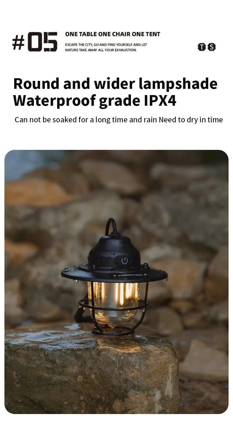 山趣（ShineTrip） ST-05シリーズ レトロスモールシャンデリア Black／Green／Sand