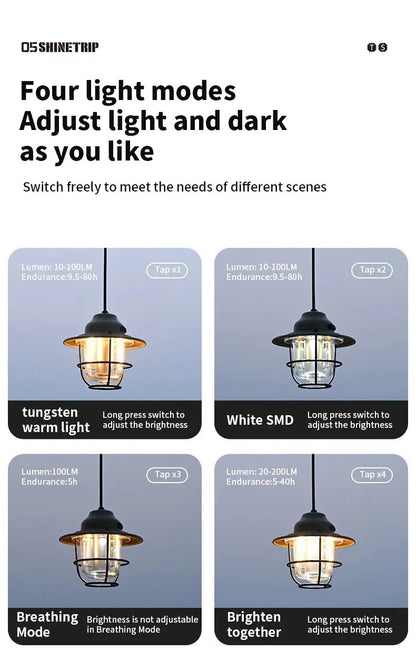 山趣（ShineTrip） ST-05シリーズ レトロスモールシャンデリア Black／Green／Sand