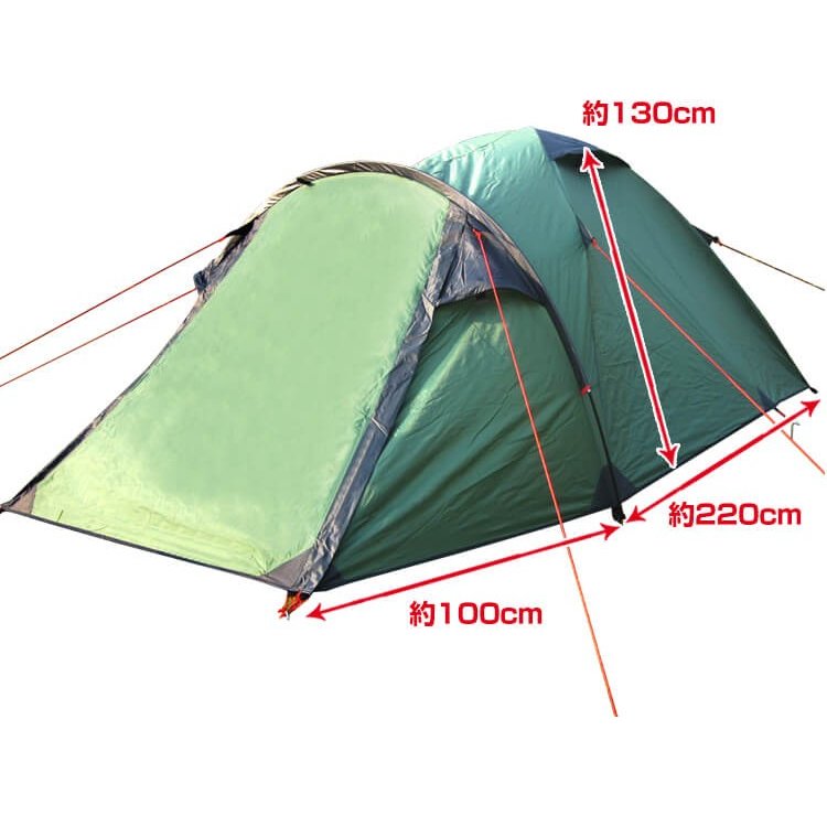 One-touch tent, one-touch, dome-shaped, large, for 5 people, 6 mesh panels, full-close copy