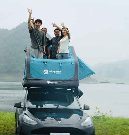 プレイドゥ インフレータブル 3人用 ルーフトップテント カーテント ポータブル PlayDo Inflatable RoofTopTent AMP10