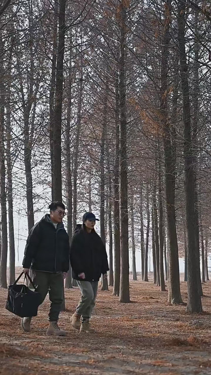 山趣（ShineTrip） 05シリーズ ステンレス 折りたたみキャンプテーブル＆卓上ストーブ 2点セット