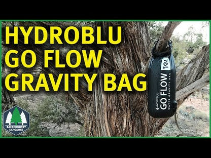 ハイドロブルー ゴーフロー グラビティバッグ 10L ヴァーサフロー フィルター セット 軽量 浄水 HYDROBLU Go Flow Water Gravity Bag with Versa Flow Water Filter HB-VF-GF-01
