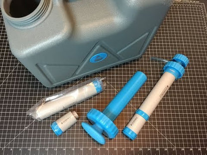 ハイドロブルー 加圧ジェリーカン ウイルス対応 浄水フィルター セット 大容量 浄水システム HYDROBLU Pressurized Jerry Can Water Filter Virus Free Package HB-JC-VUF-02