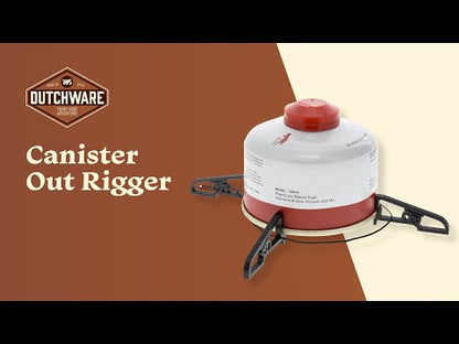 BatchStovez（バッチストーブズ） Canister Out Rigger ガス缶スタビライザー 軽量スタンド ADV004