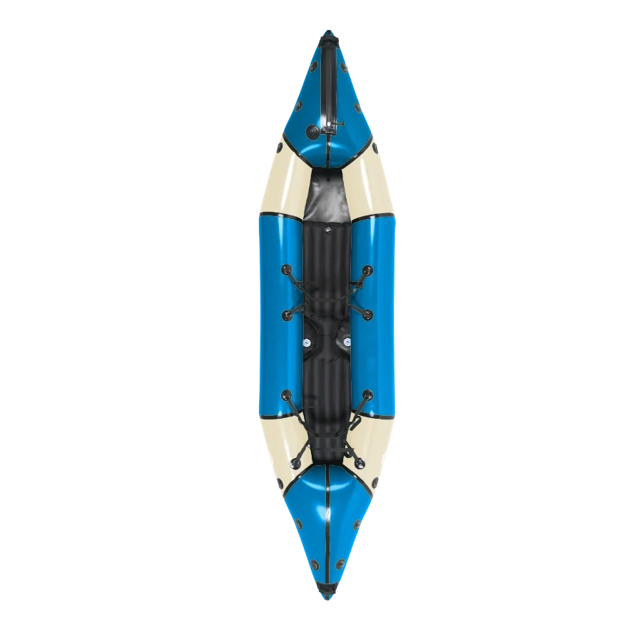Blue Duck Packrafts（ブルーダック・パックラフト）Rere（レレ）｜高速2人乗りパックラフト 切替式セルフベイリング TiZip標準装備