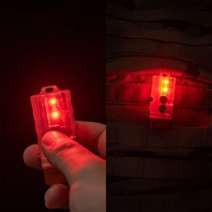 RovyVon Angel Eyes E5 RobbyVon LED Flashlight 700 Lumens Glow-in-the-dark Lantern Light Red Light UV Light