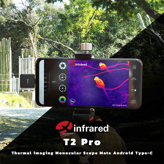 Xinfrared InfiRay T2 Pro 熱成像單眼 Scope Mate Android 或 IOS Type-C 熱像儀