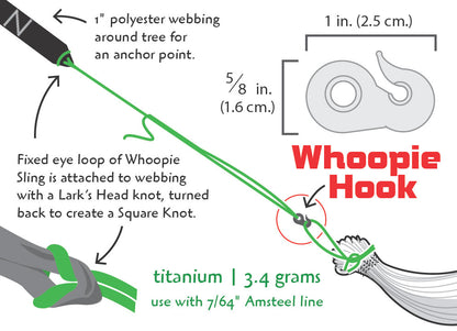 Dutchware Gear（ダッチウェアギア） Whoopie Hooks チタン製ハンモックフック MUS021