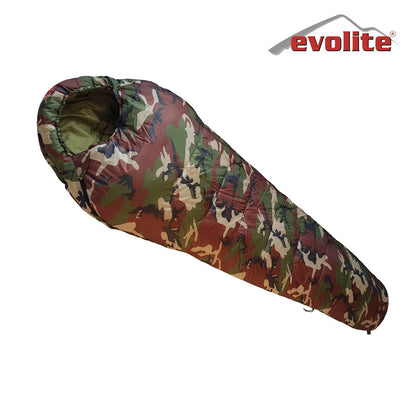 Evolite（エボライト）Alaska Sleeping Bag -15°C アラスカ 4シーズン化繊シュラフ カモフラージュ