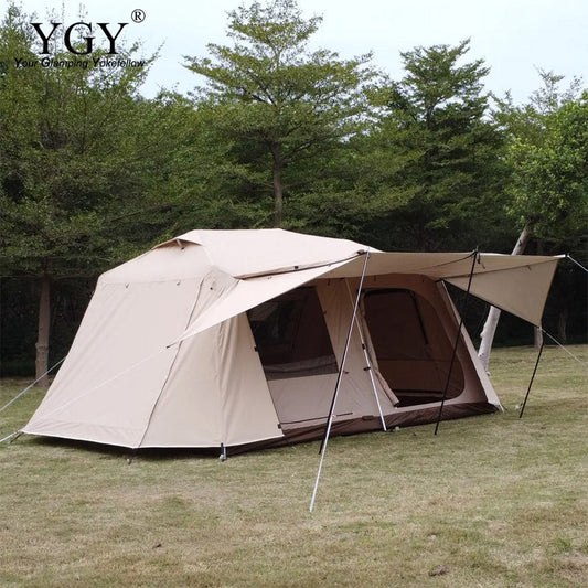 YGY 2 Bedroom Family Tent Villa Silver Coating PU3000mm UPF50