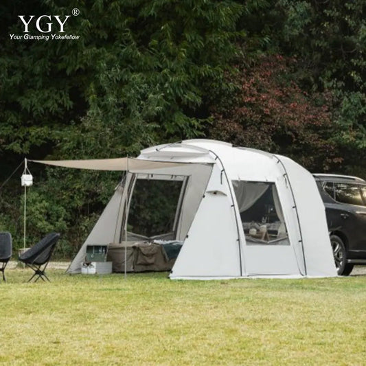 YGY Rock Field Cabin Tent, Car Camping Tent, Tent, Car Camping, 3-4 Person, ROCK FIELD DOCKING TENT