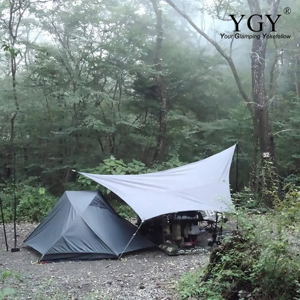 YGY TC Tarp Hexagon Tarp Waterproof Polycotton 310-290cm